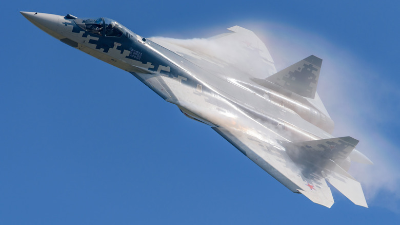 Russian SU-57 fifth-gen fighter jet