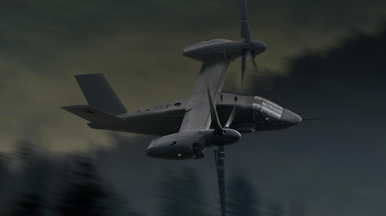 V-280 Valor flying props forward