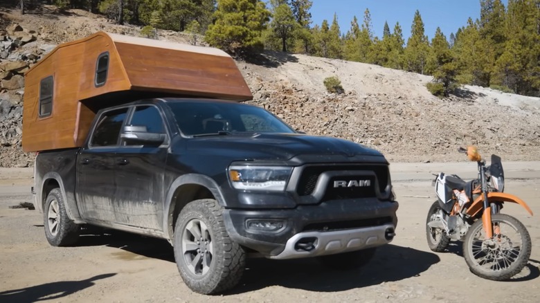 Custom built truck camper