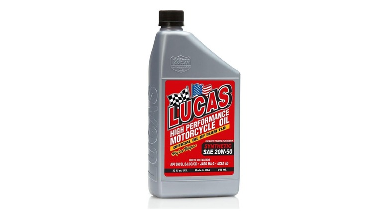 Lucas Oil High Performance Synthetic Motorcycle Oil