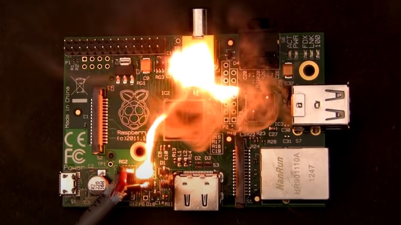 A Raspberry Pi Overclock Failure