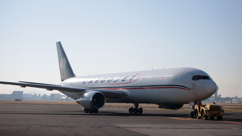 A Cargojet aircraft in Mexico