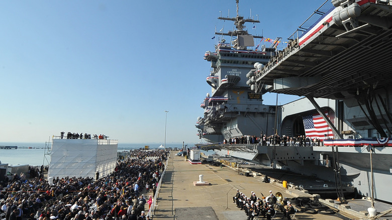 USS Enterprise at celebration