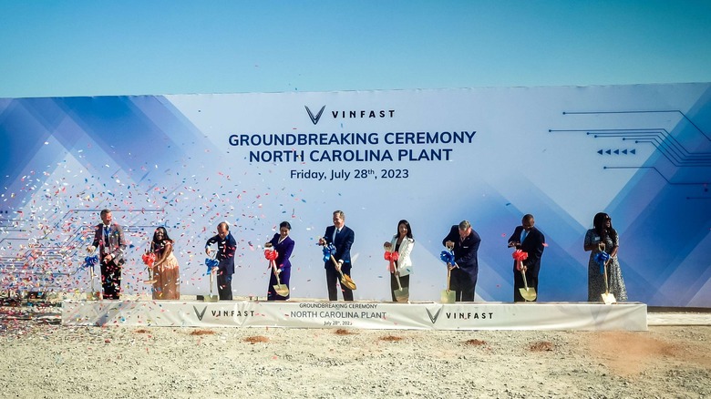 VinFast groundbreaking ceremony