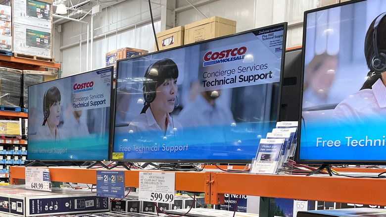 Costco television display