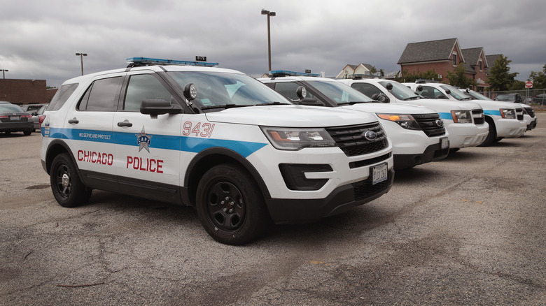 Chicago PD parking lot