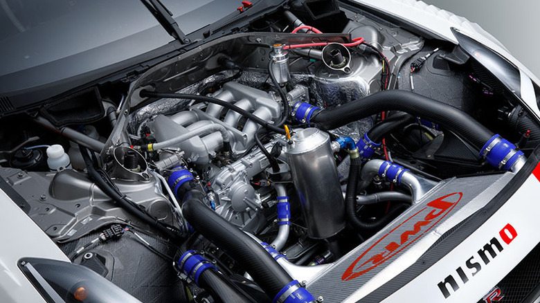 Nissan GT-R Nismo GT3 engine bay