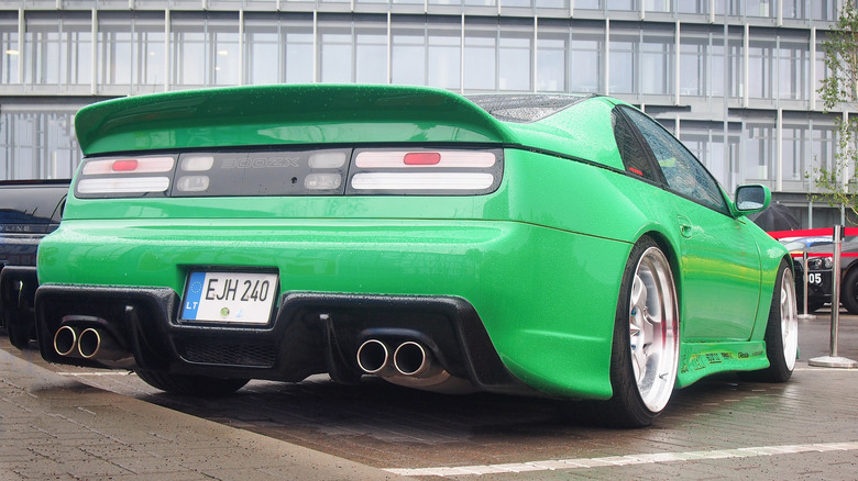 Nissan 300ZX on display in Lithuania