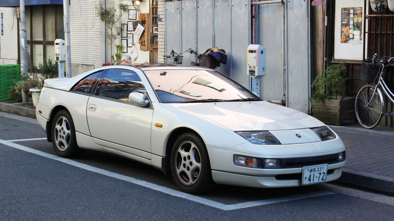Nissan 300ZX parked on the road