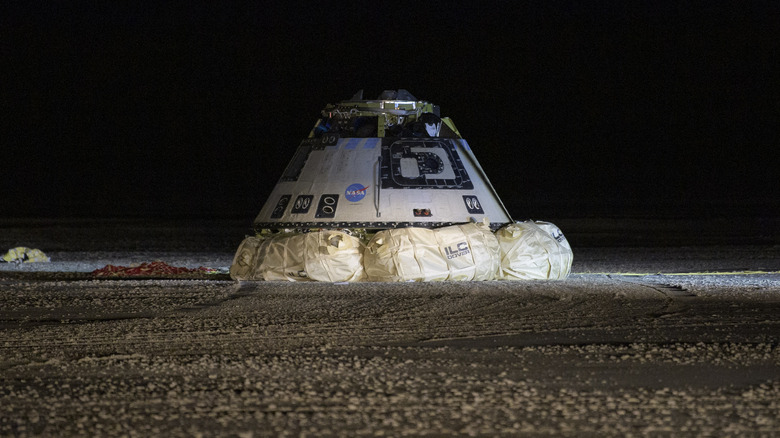 A prototype of the Boeing Starliner