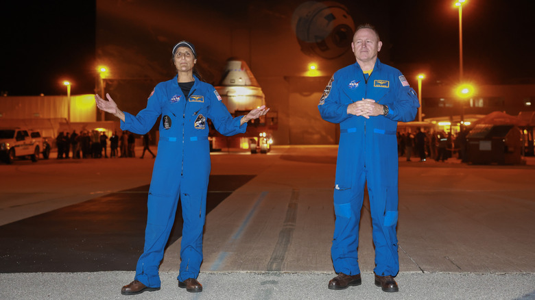 Crew of Boeing Starliner's first flight