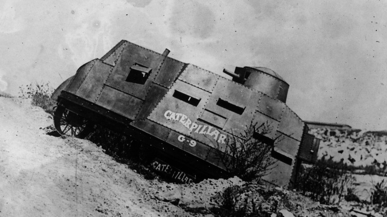 An American tank ca. 1917