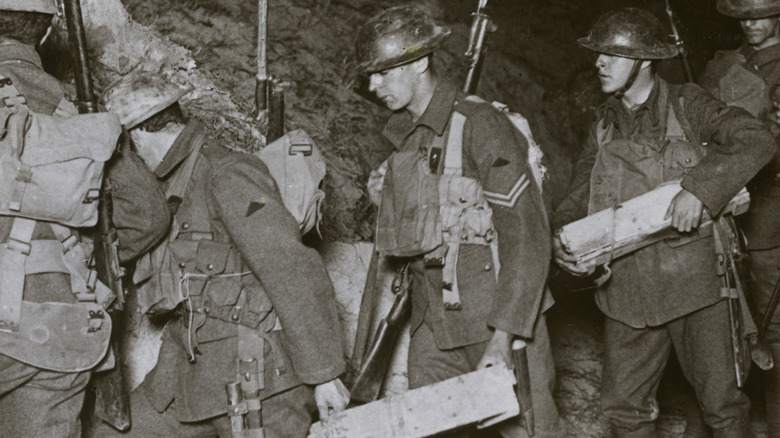 Troops during the First World War