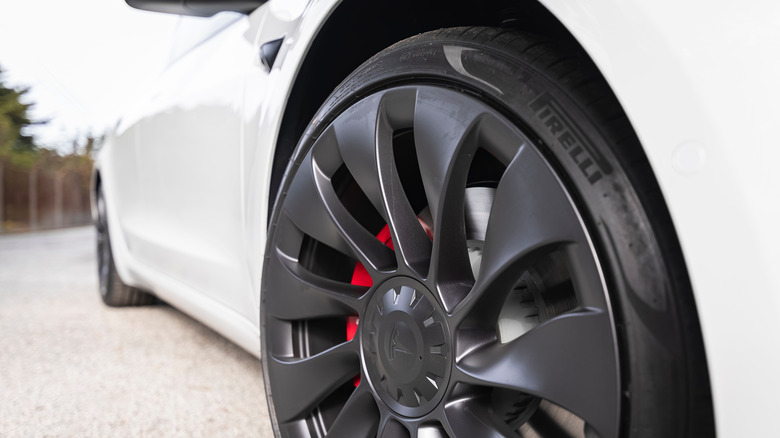 Tesla Model 3 front wheel