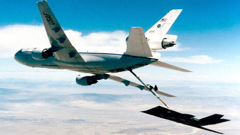 F-117 refueling