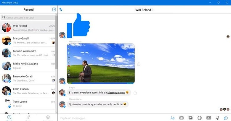 facebook messenger download window 10