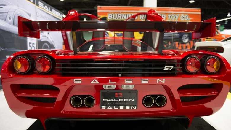 Red Saleen S7 rear view