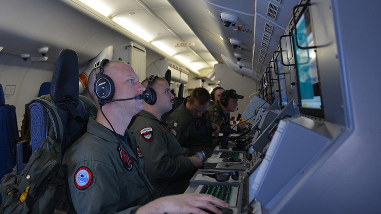 Navy P-8 jet cabin