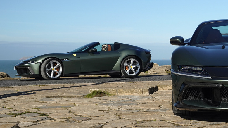 2025 Ferrari 12Cilindri Spider by the beach in Portugal