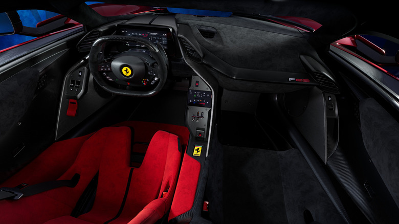 Interior of the Ferrari F80