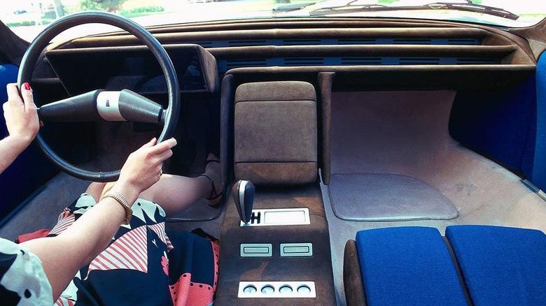 interior of the Pininfarina Ferrari Cr 25