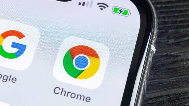 google chrome icon on iphone