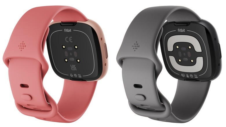 Fitbit Versa 4 And Sense 2 Back