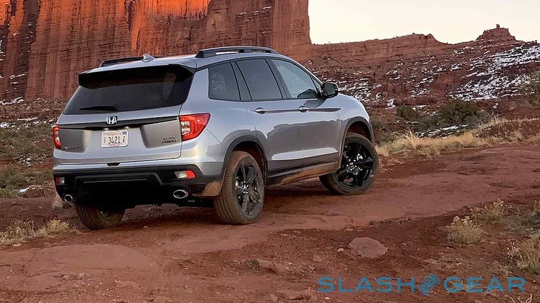 Honda Passport in desert