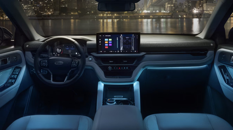 2025 Ford Explorer dashboard