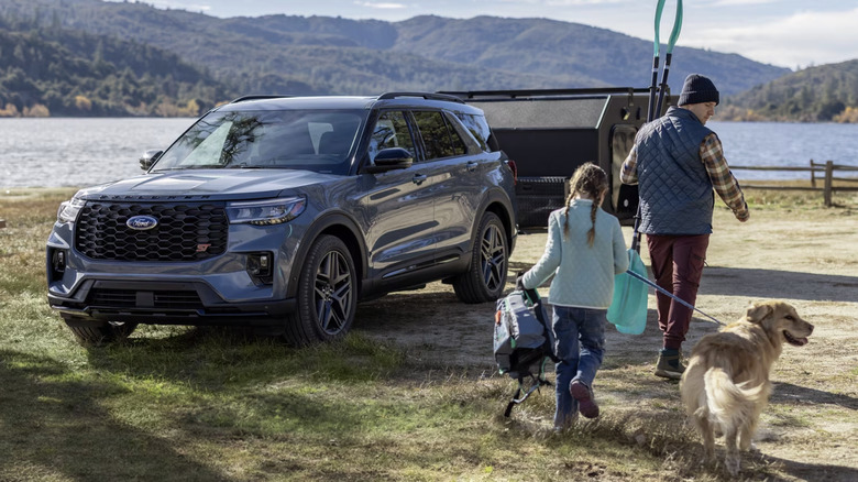 Grey 2025 Ford Explorer