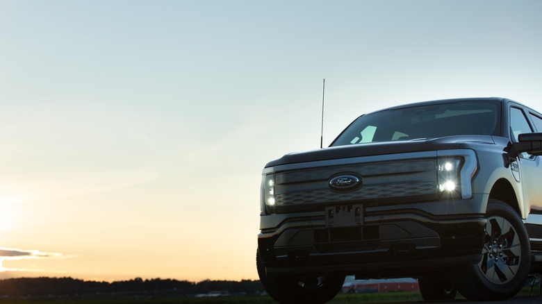 The Ford F-150 Lightning truck.