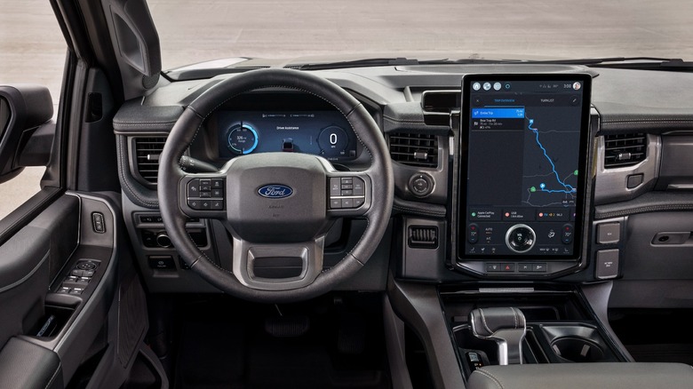 2024 Ford F-150 Lightning interior dashboard