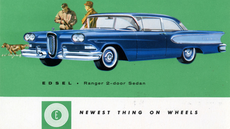 Postcard for 1958 Ford Edsel Ranger advertisement