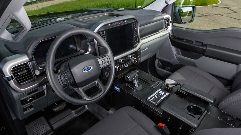 Ford-150 Lightning Pro SSV interior 