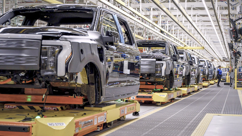 F-150 Lightning production