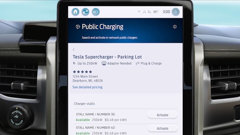 Ford infotainment charger information