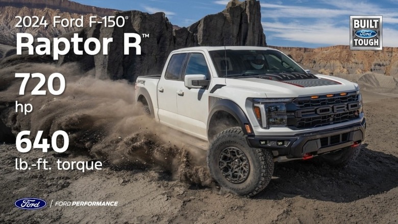 Ford 2024 Raptor R promo