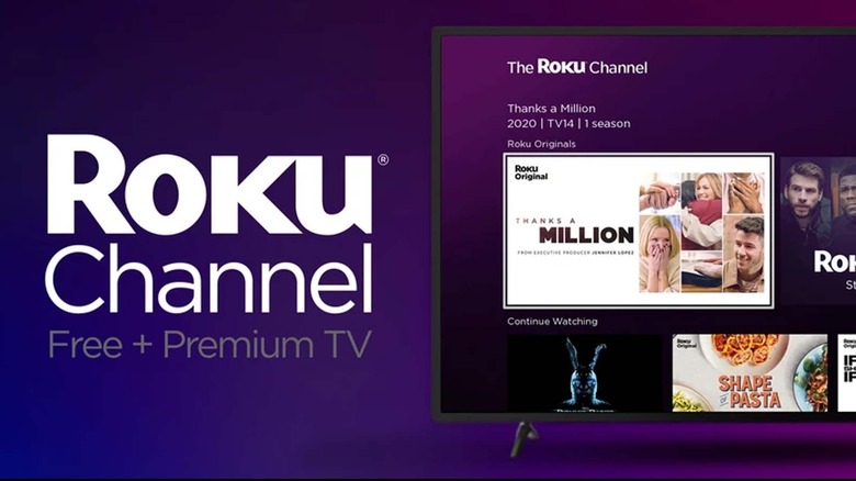 The Roku channel app