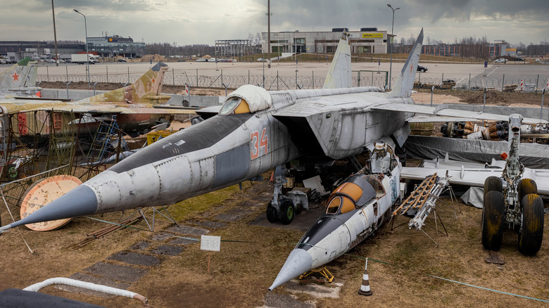 Mikoyan MiG-25 on display