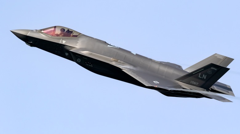 F-35 Lightning II takes off