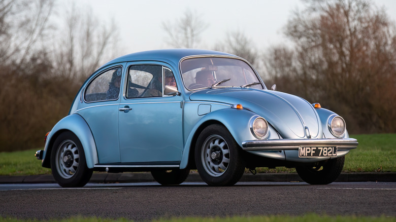 Volkswagen Type-1 Beetle, a typical rear-engine car