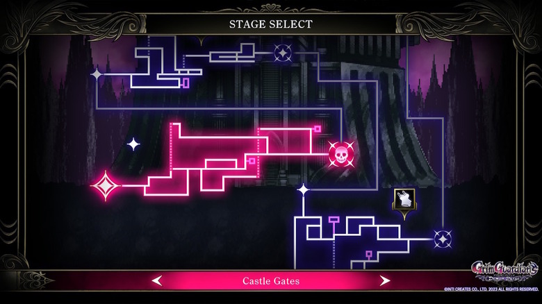 Stage select screen