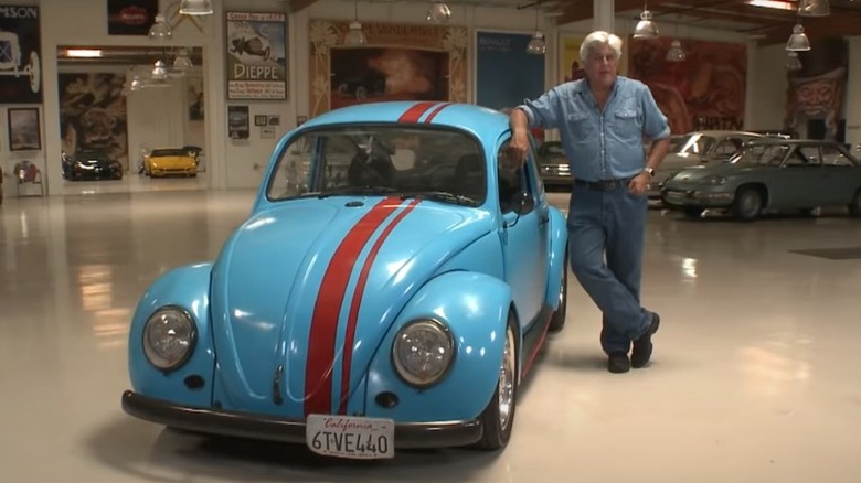 Jay Leno with Wankel engine Beetle