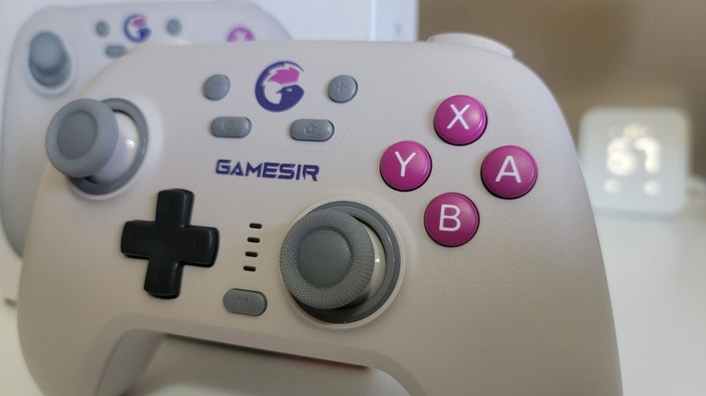 closeup of GameSir Nova controller