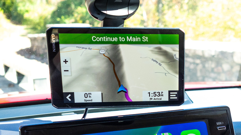 Garmin Drivecam 76 mounted on windshield