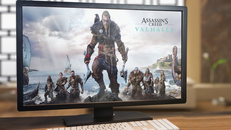Assassin's Creed on monitor