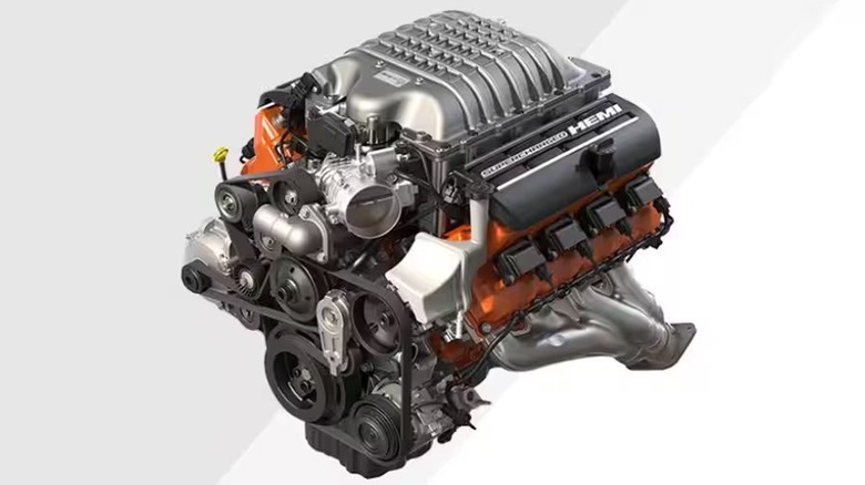 SUPERCHARGED 6.2L HEMI SRT V8 ENGINE