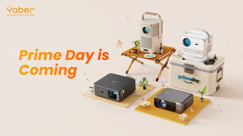 Yaber projectors Prime Day promo image