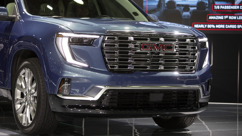 Front view of GMC Acadia