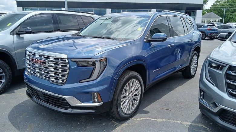 2024 GMC Acadia in parking spot